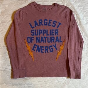 Crewcuts Graphic Long Sleeve Shirt with Bold Text